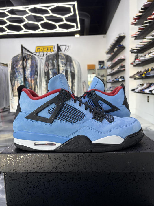 Jordan 4 x Travis Scott "Cactus Jack" Used Size 14