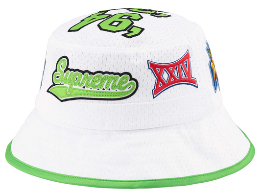 Supreme Mesh Cruiser Bucket Hat "White"