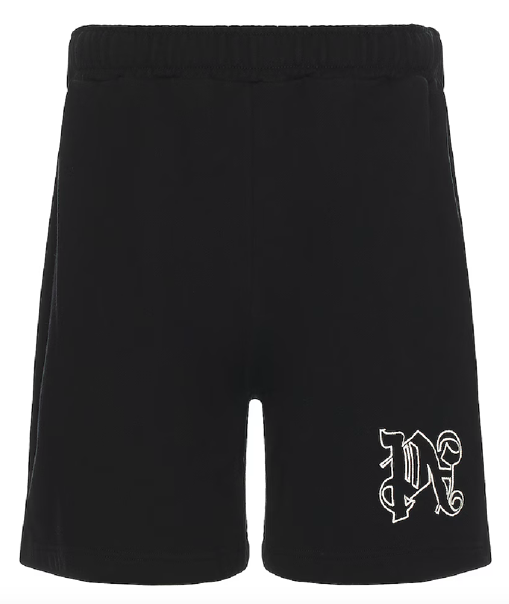 Palm Angels Monogram Sweatshorts "Black"