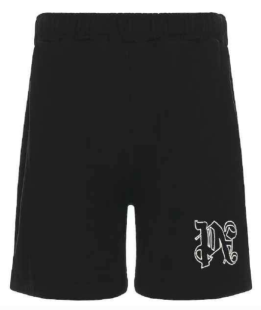 Palm Angels Monogram Sweatshorts "Black"