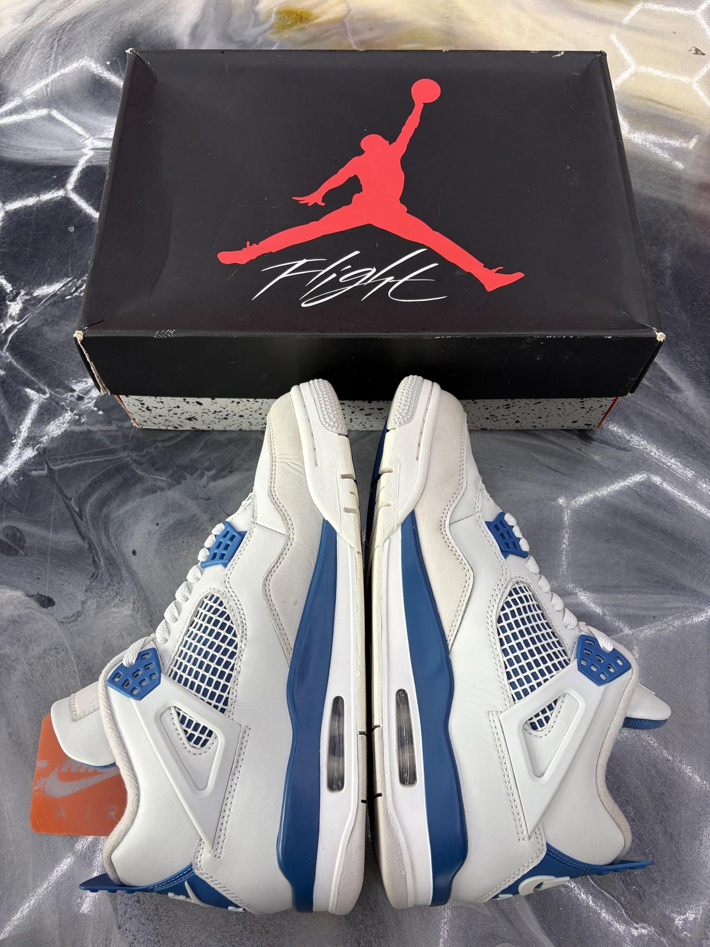 Jordan 4 "Military Blue" Used Size 9