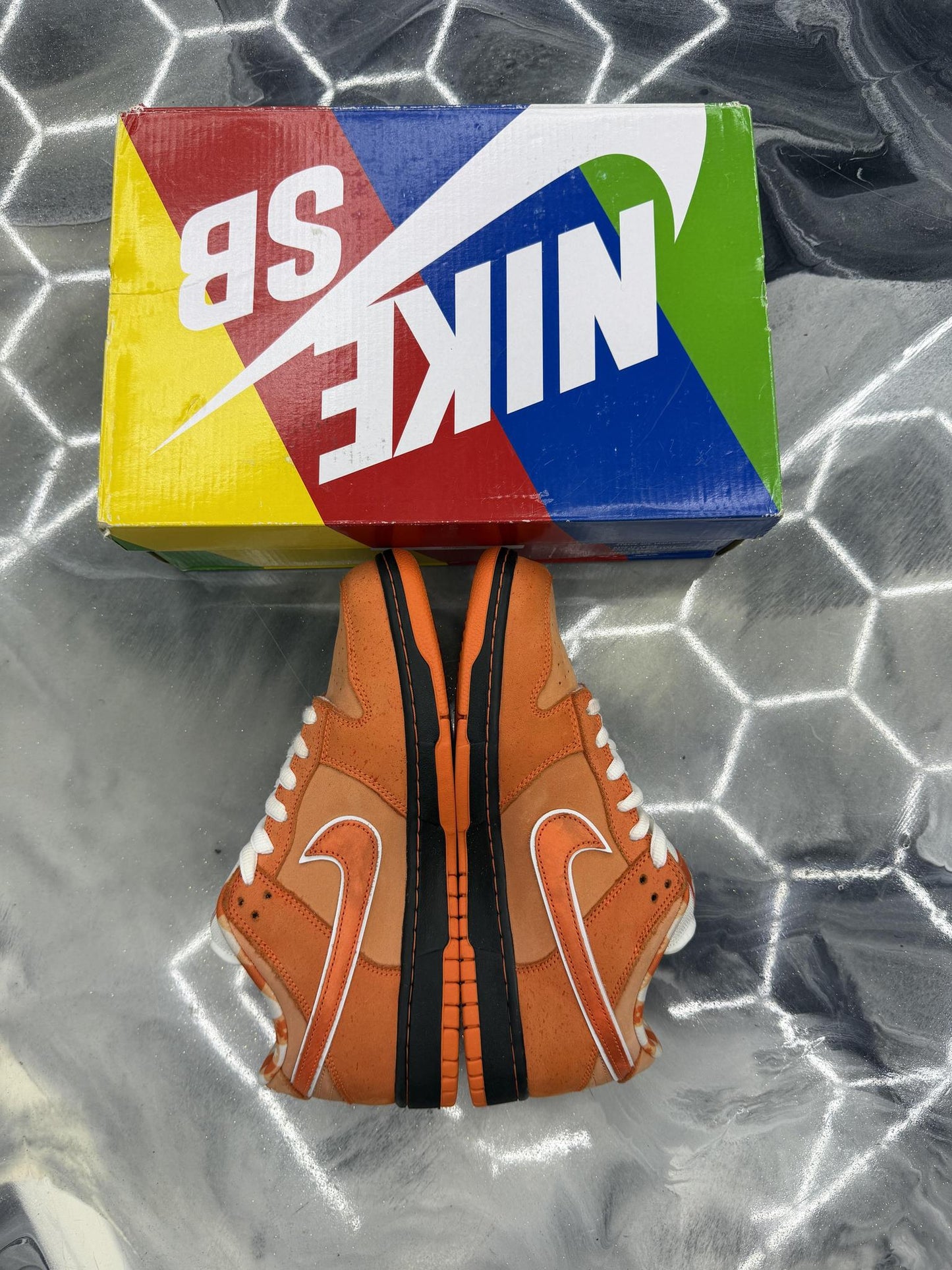 Nike SB Dunk Low Orange Lobster Used Size 9.5