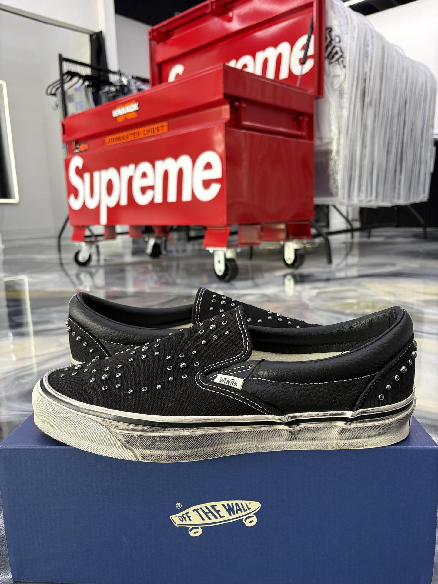 Vans LX Classic 98 Pearlized "Blackout" Used Size 11.5