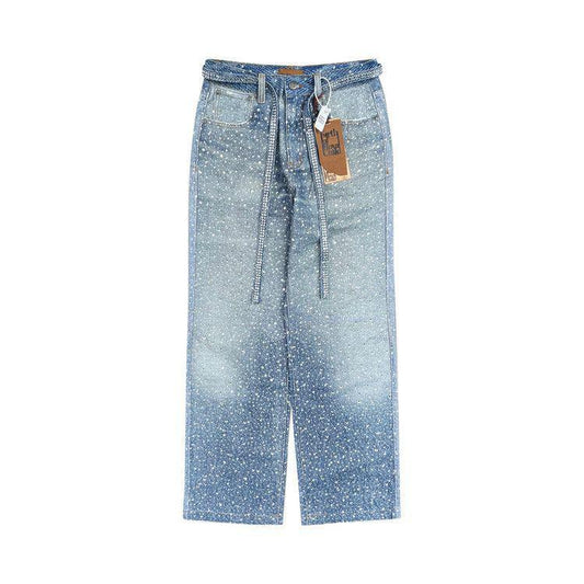 Birth of Royal Child Washed Swarovski Diamond Jean "Blue"