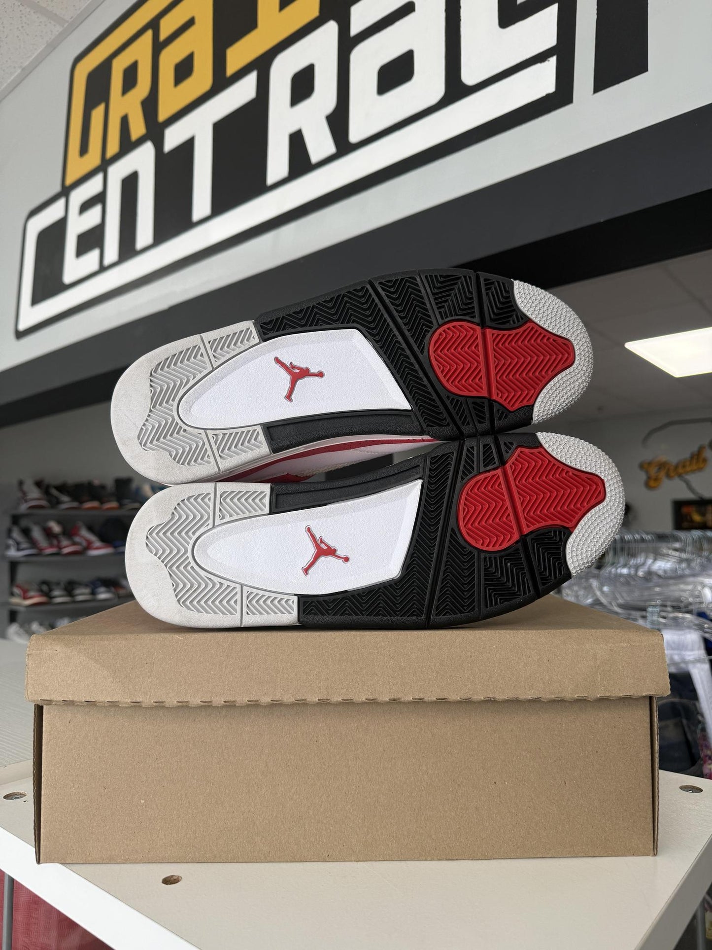 Jordan 4 "Red Cement" Used Size 11