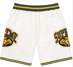 Supreme Studded Basketball Shorts "White"