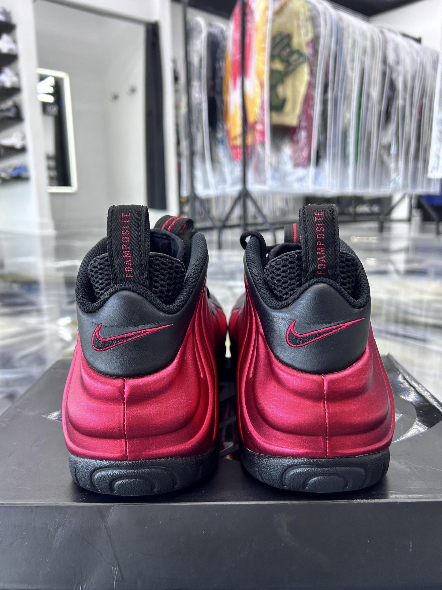 Nike Air Foamposite Pro "Red" Used Size 13