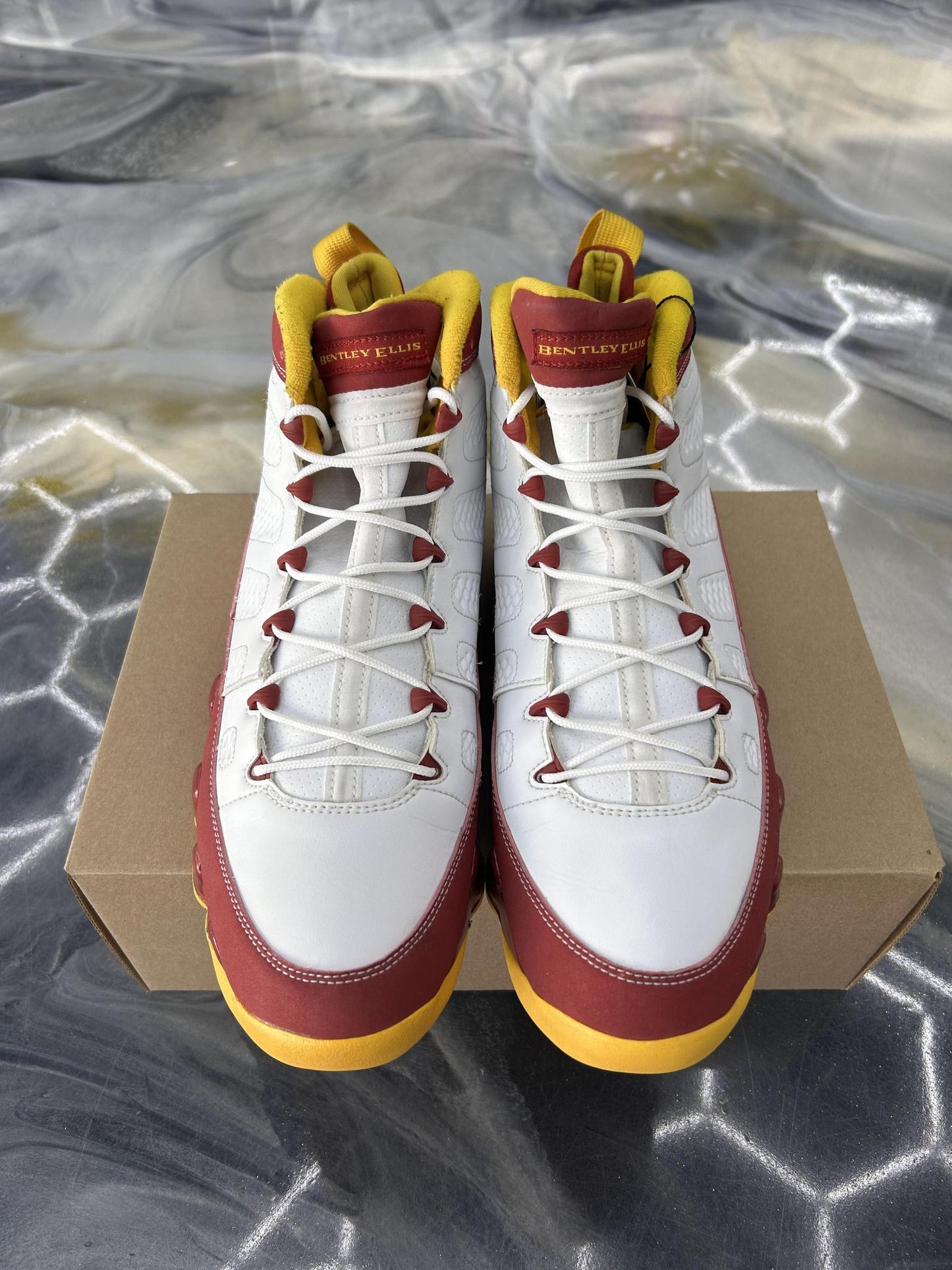 Jordan 9 "Crawfish Bentley Ellis" Used Size 12