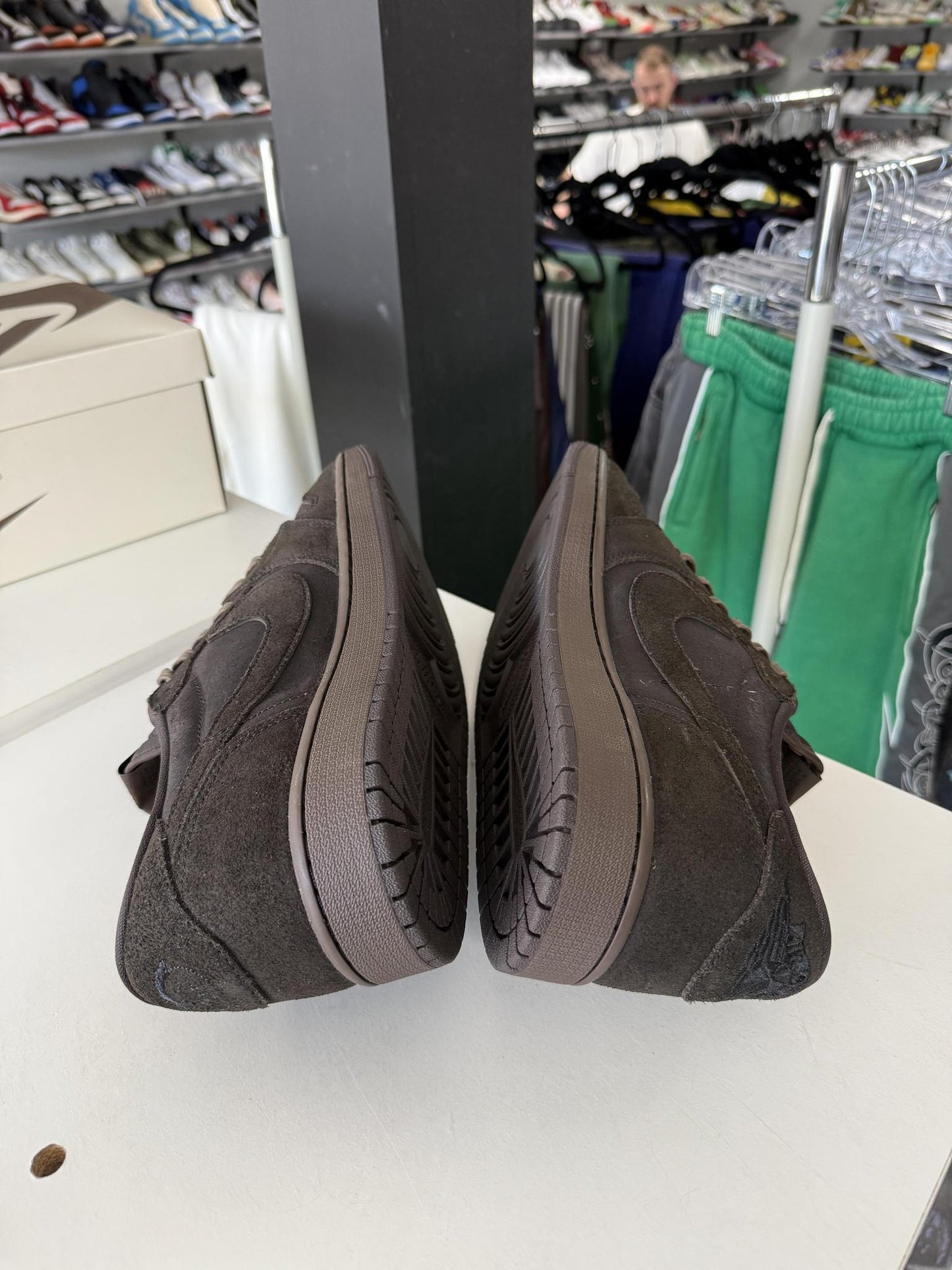 Jordan 1 Low X Travis Scott "Velvet Brown" Used Size 13