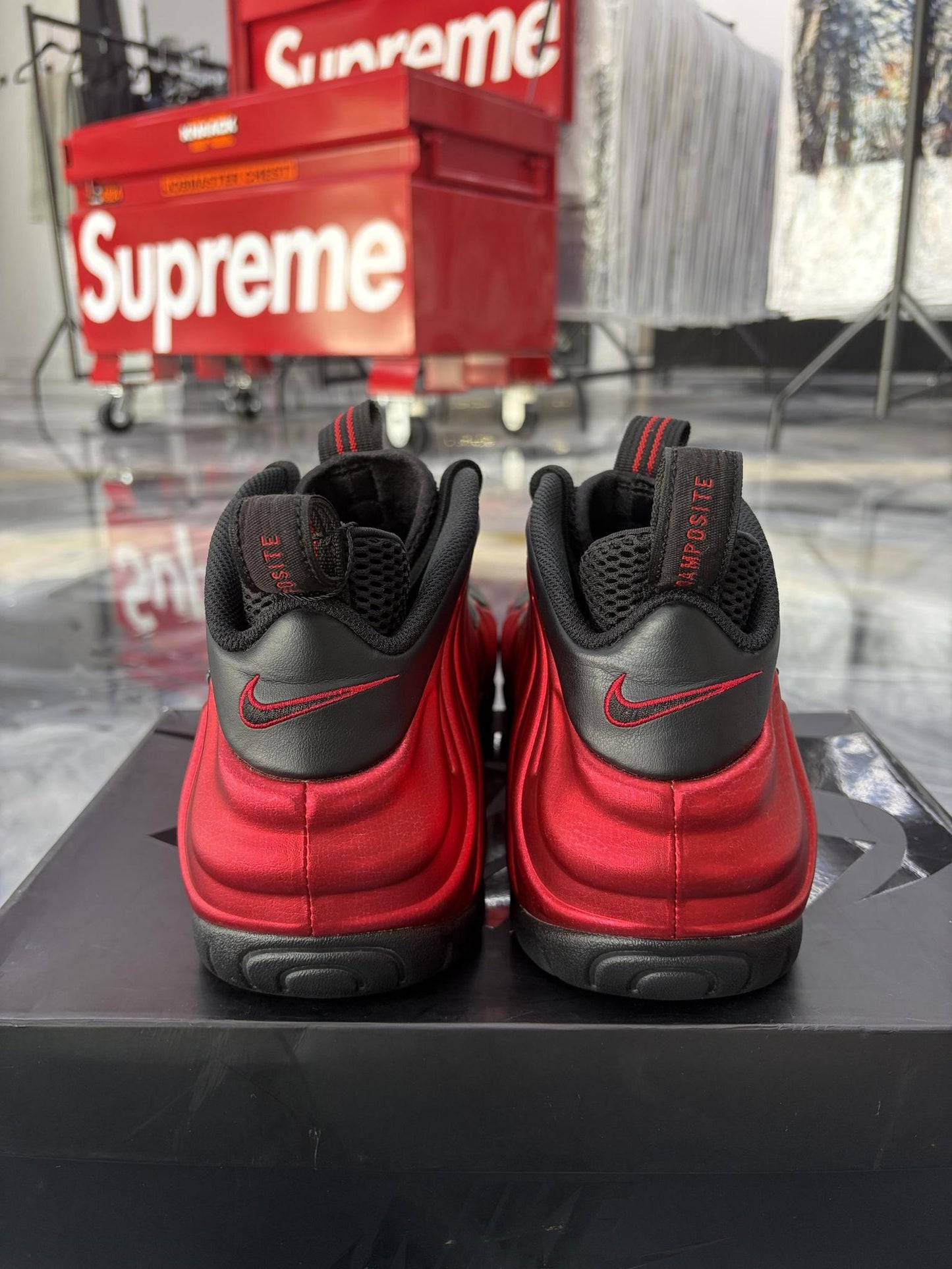 Nike Foamposite Pro "Gym Red" Used Size 13