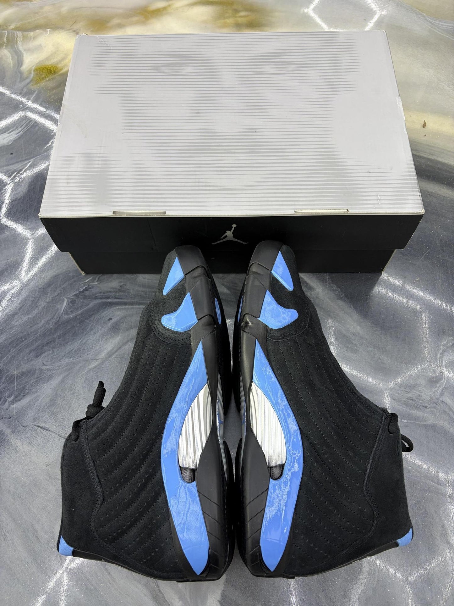 Jordan 14 "University Blue" Used Size 10.5