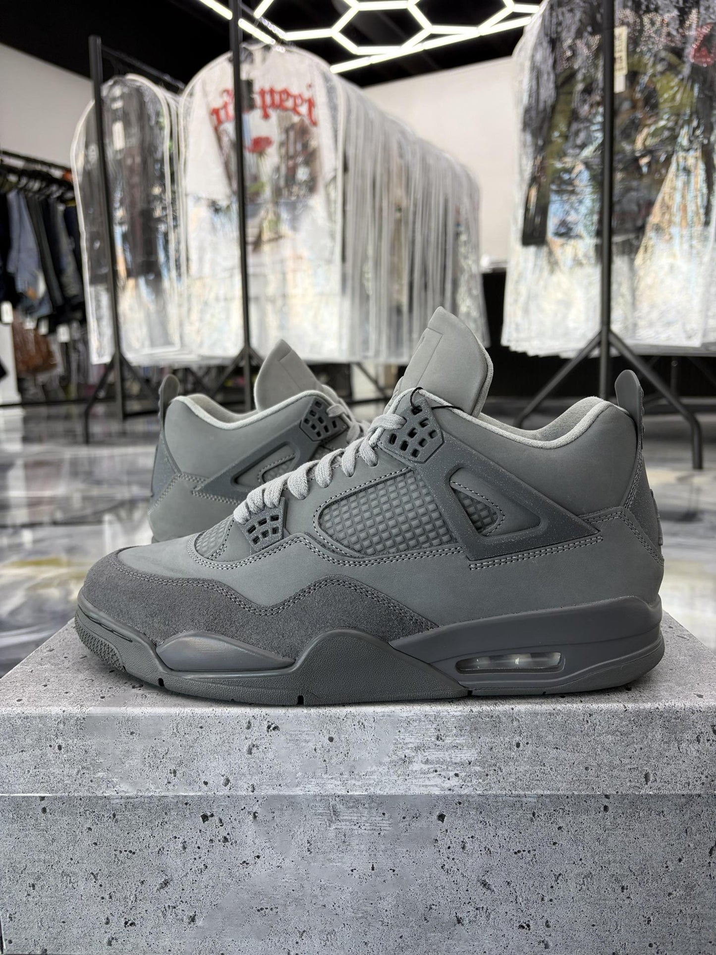 Jordan 4 "Wet Cement" Used Size 11.5