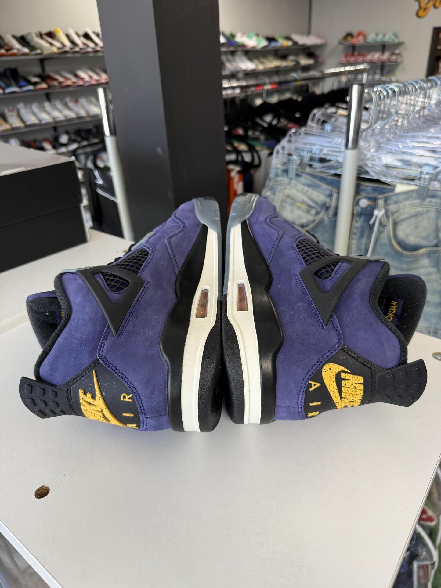 Jordan 4 "Lakers" Used Size 10