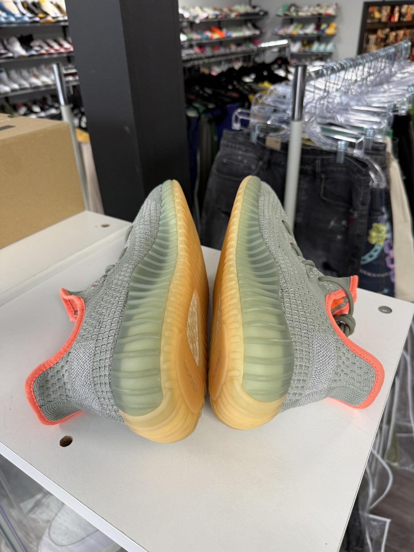 Yeezy 350 V2 "Desert Sage" Used Size 14