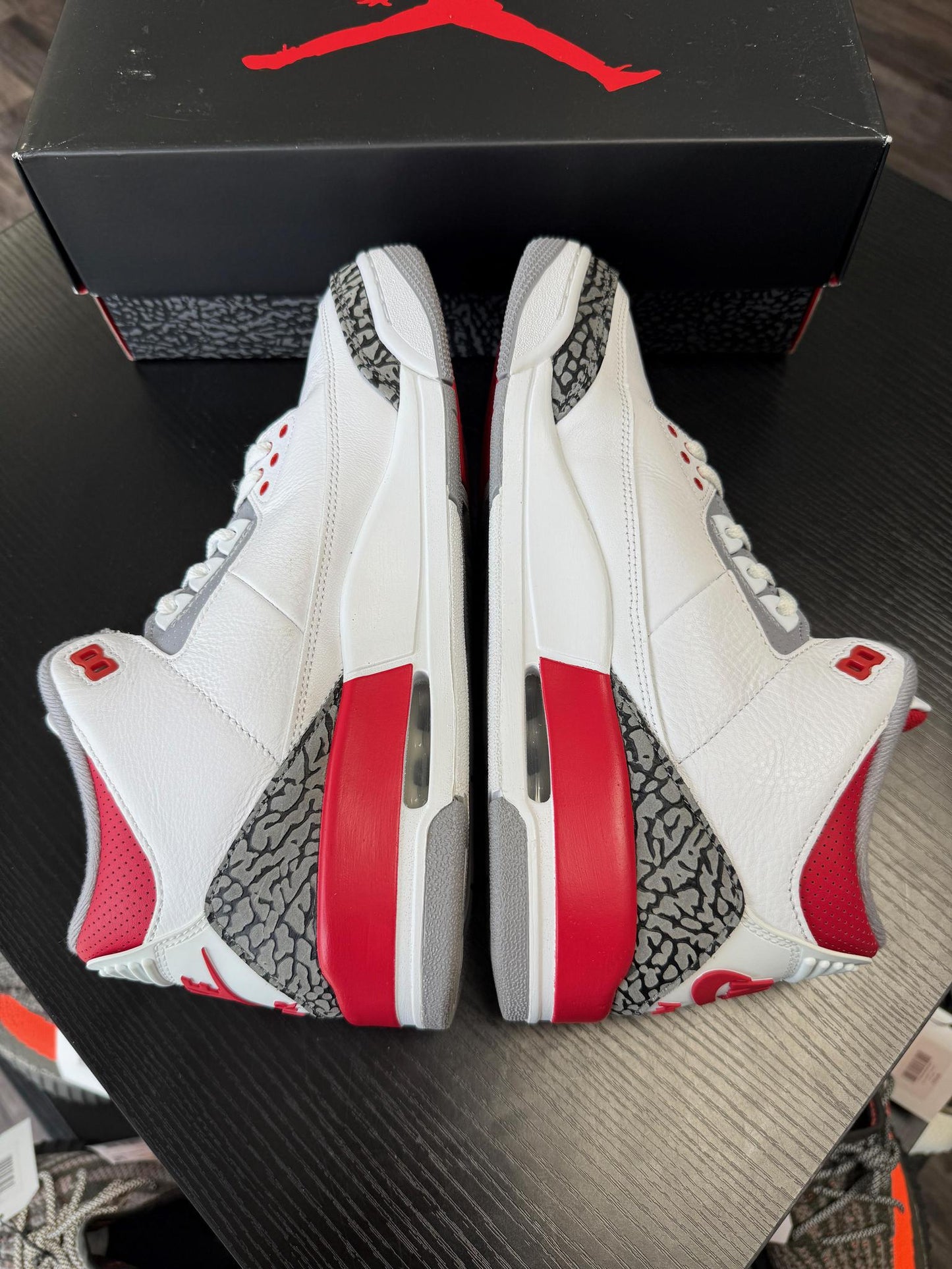 Jordan 3 "Fire Red" Used Size 10
