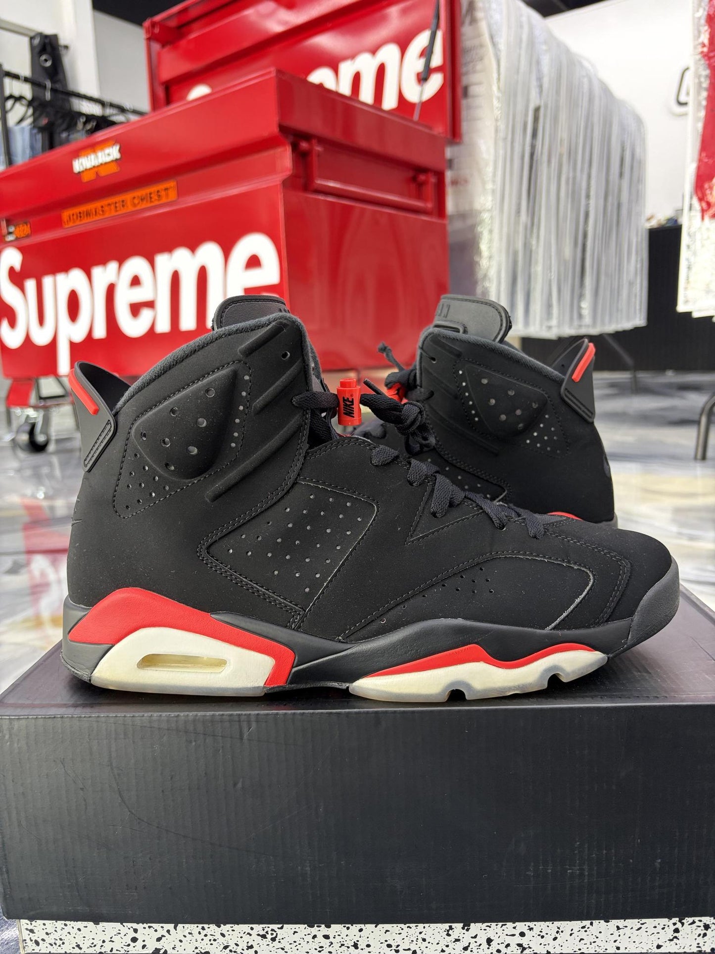 Jordan 6 "Black Infrared" Used Size 12