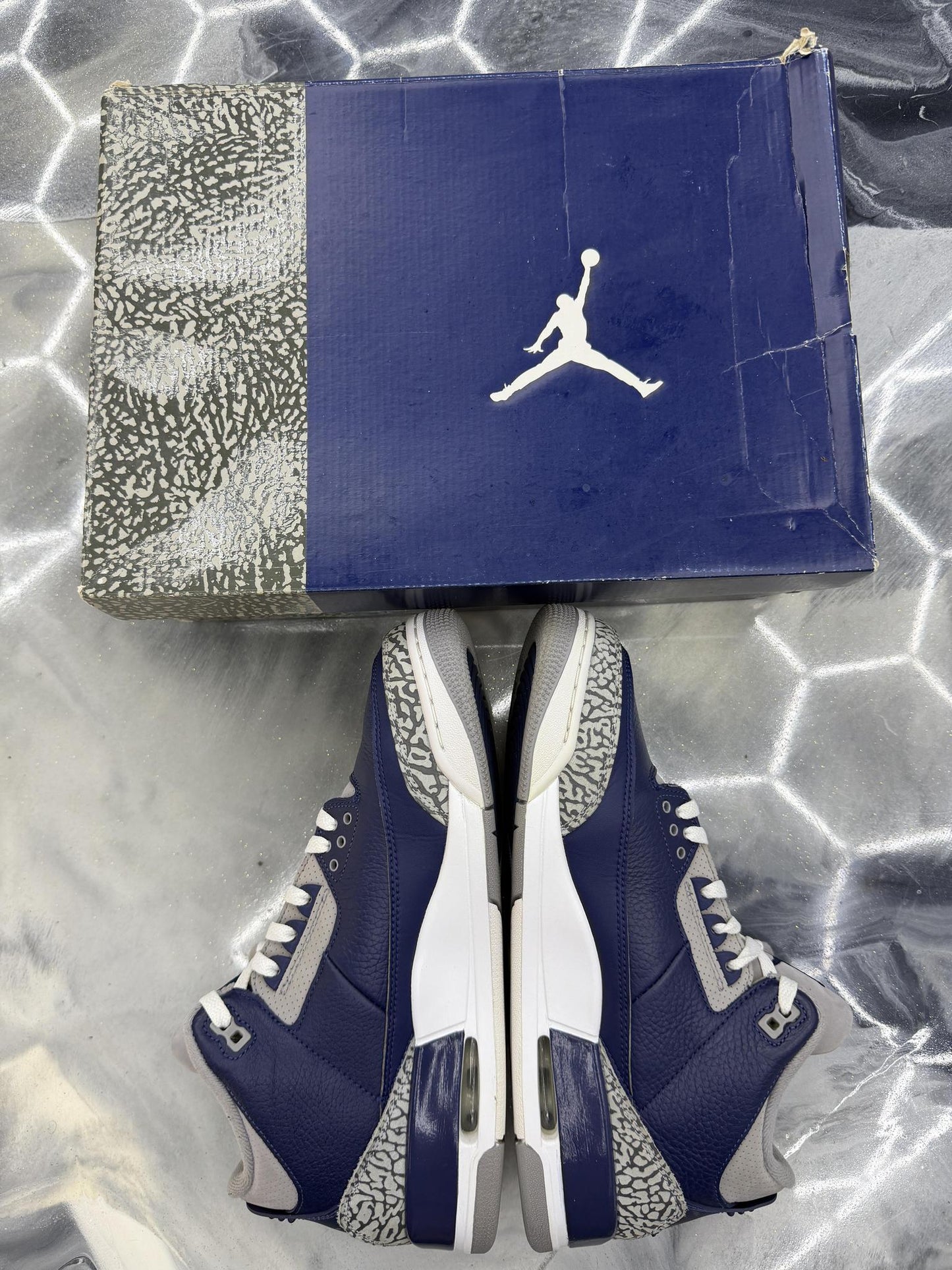 Jordan 3 Georgetown Used Size 11.5