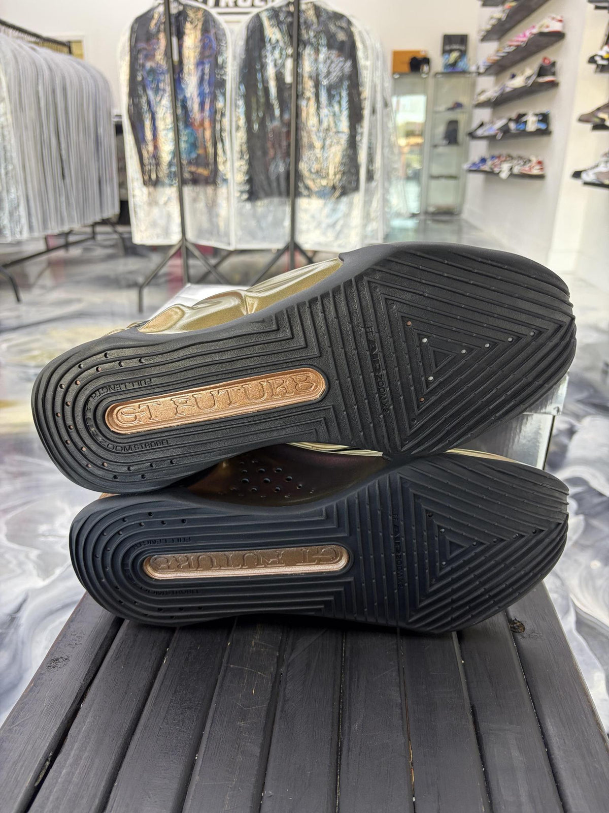 Nike GT Future "Metallic Red Bronze" Used Size 12