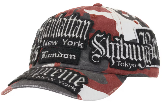 Supreme City Patches 6 Panel "Red"