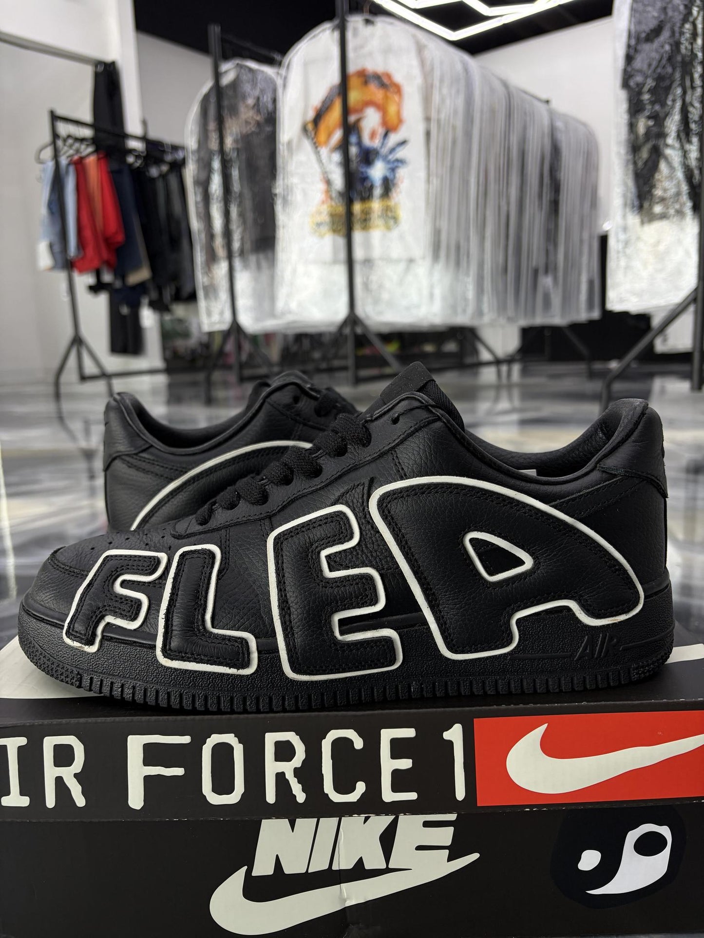 Nike X CPFM Air Force One Low "Black" Used Size 10.5