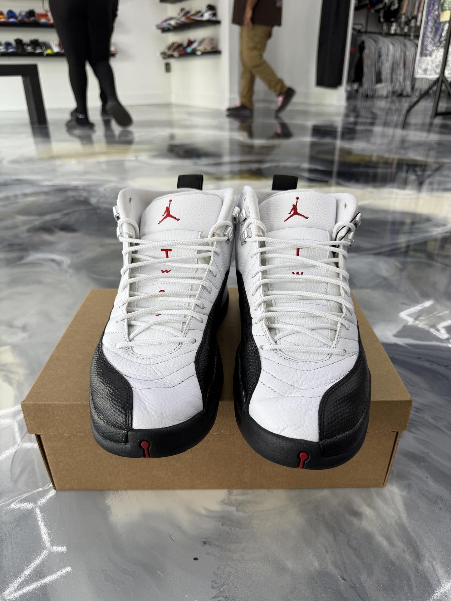 Jordan 12 "Red Taxi" Used Size 12