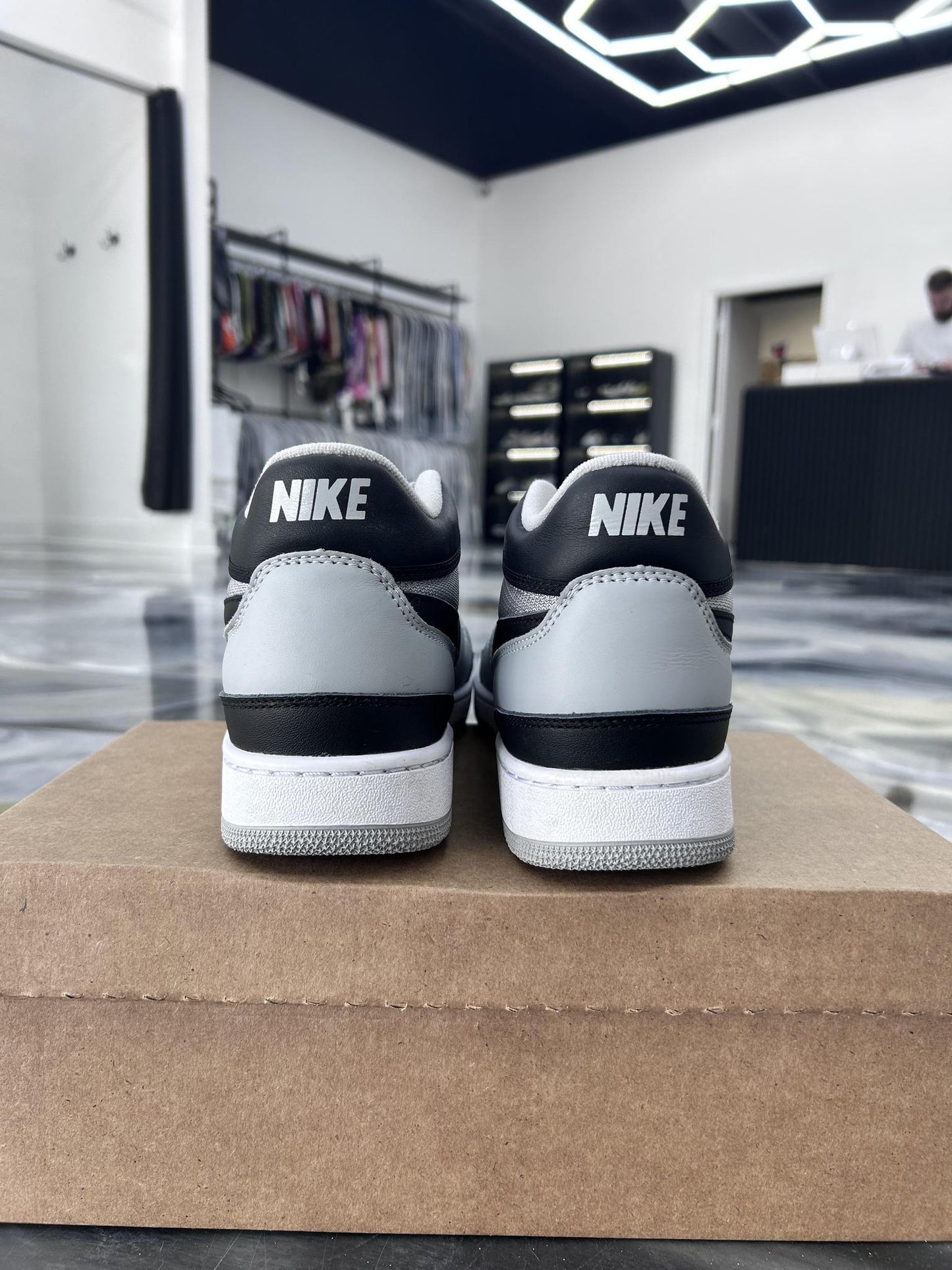 Nike Mac Attack "Light Smoke Grey" Used Size 12