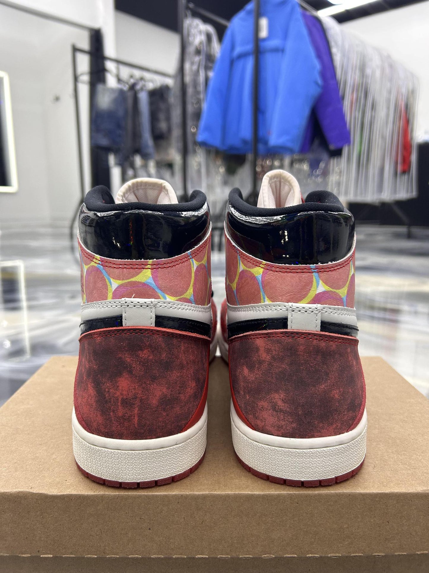 Jordan 1 "Across The Spiderverse" Used Size 14
