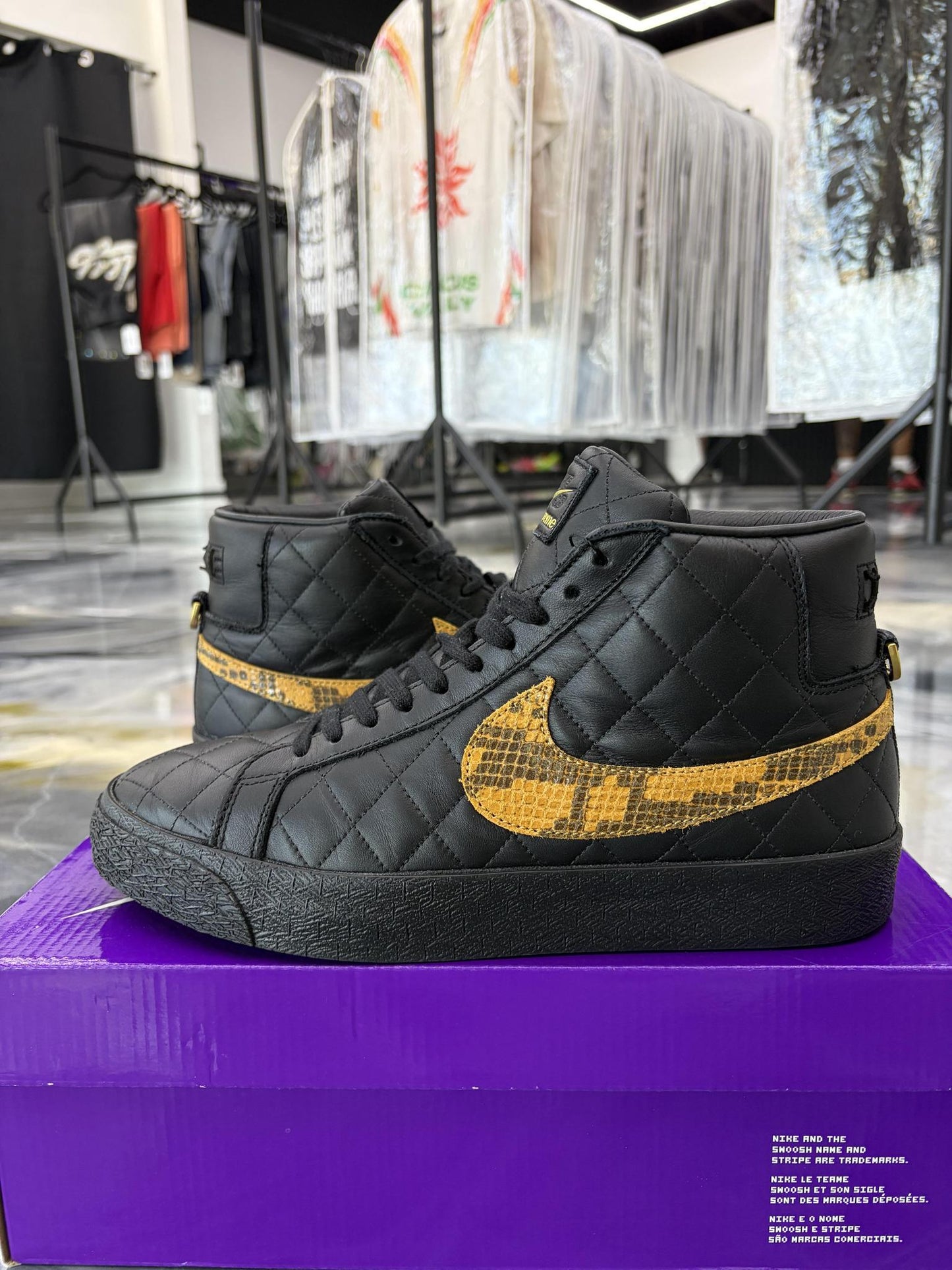 Nike SB Blazer Supreme Used Size 9.5