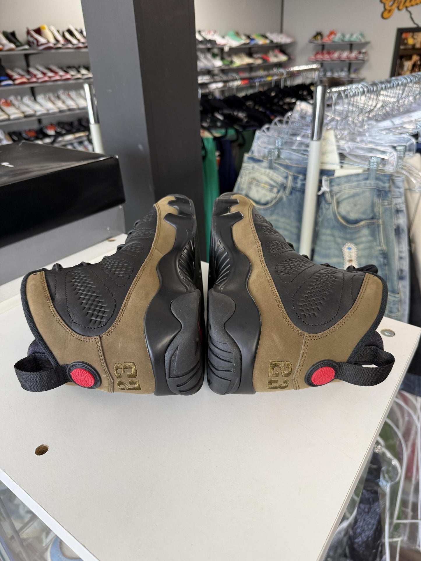 Jordan 9 "Olive" Used Size 10