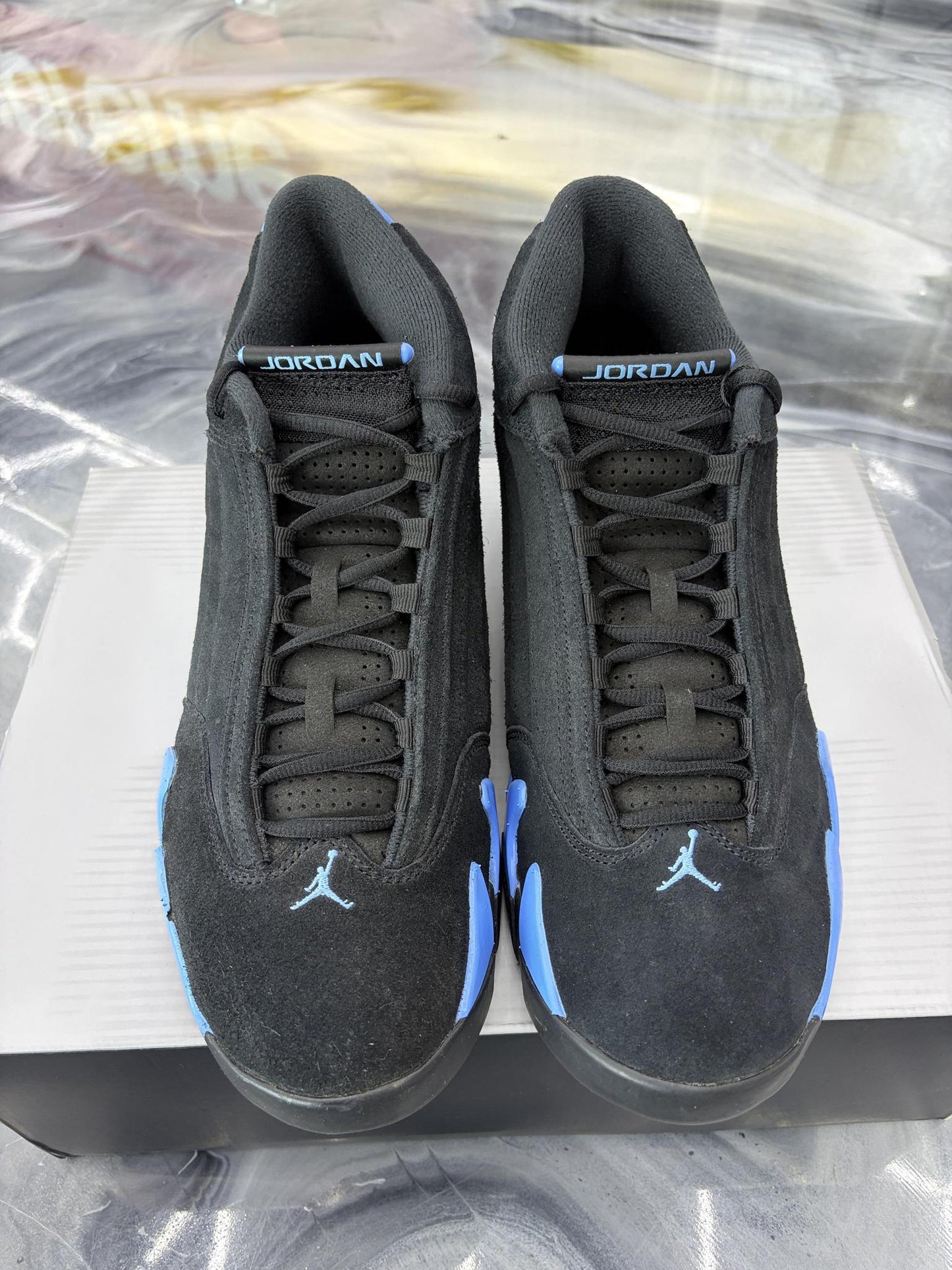Jordan 14 "University Blue" Used Size 13