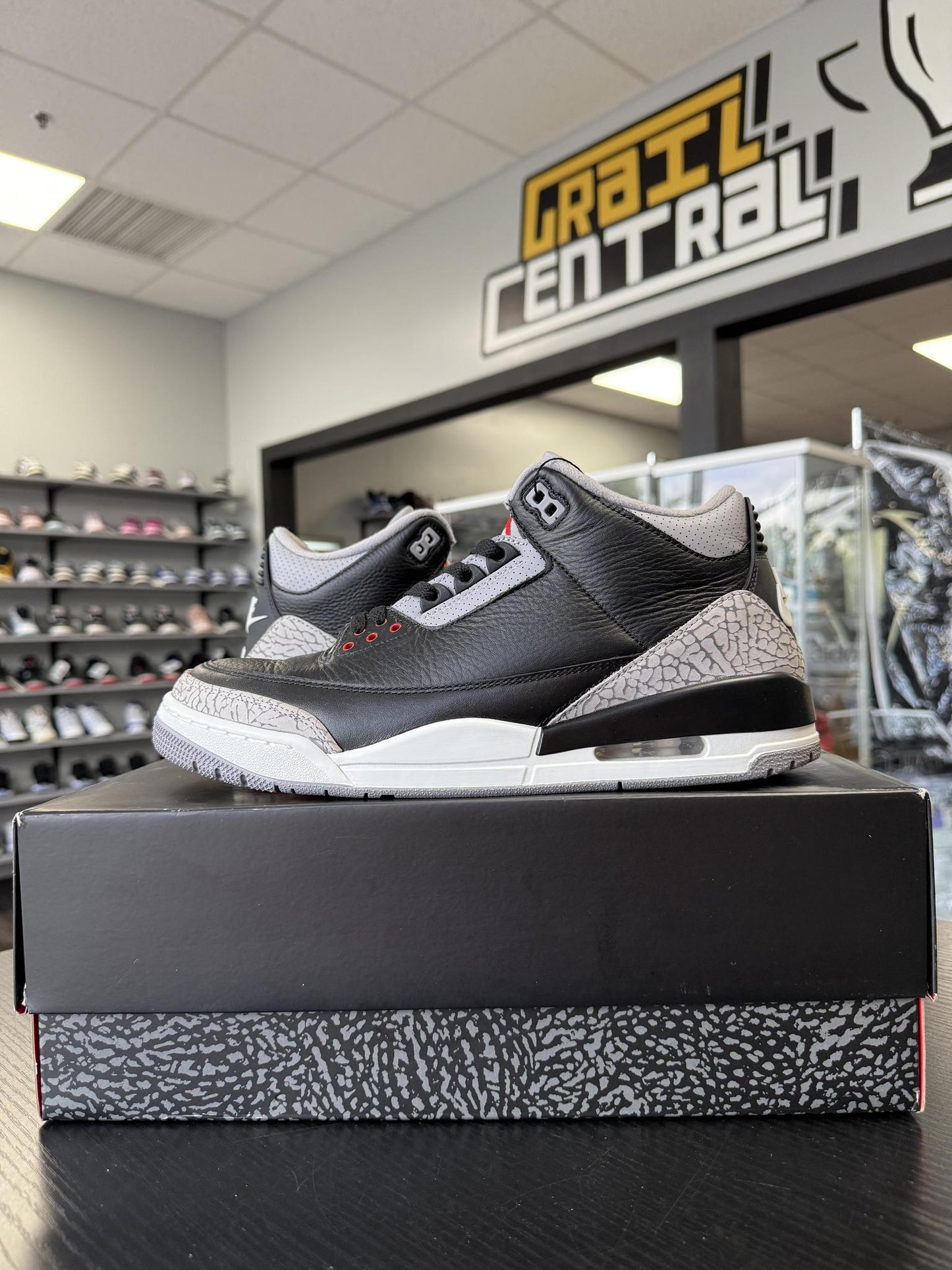 Jordan 3 "Black Cement" Used Size 11