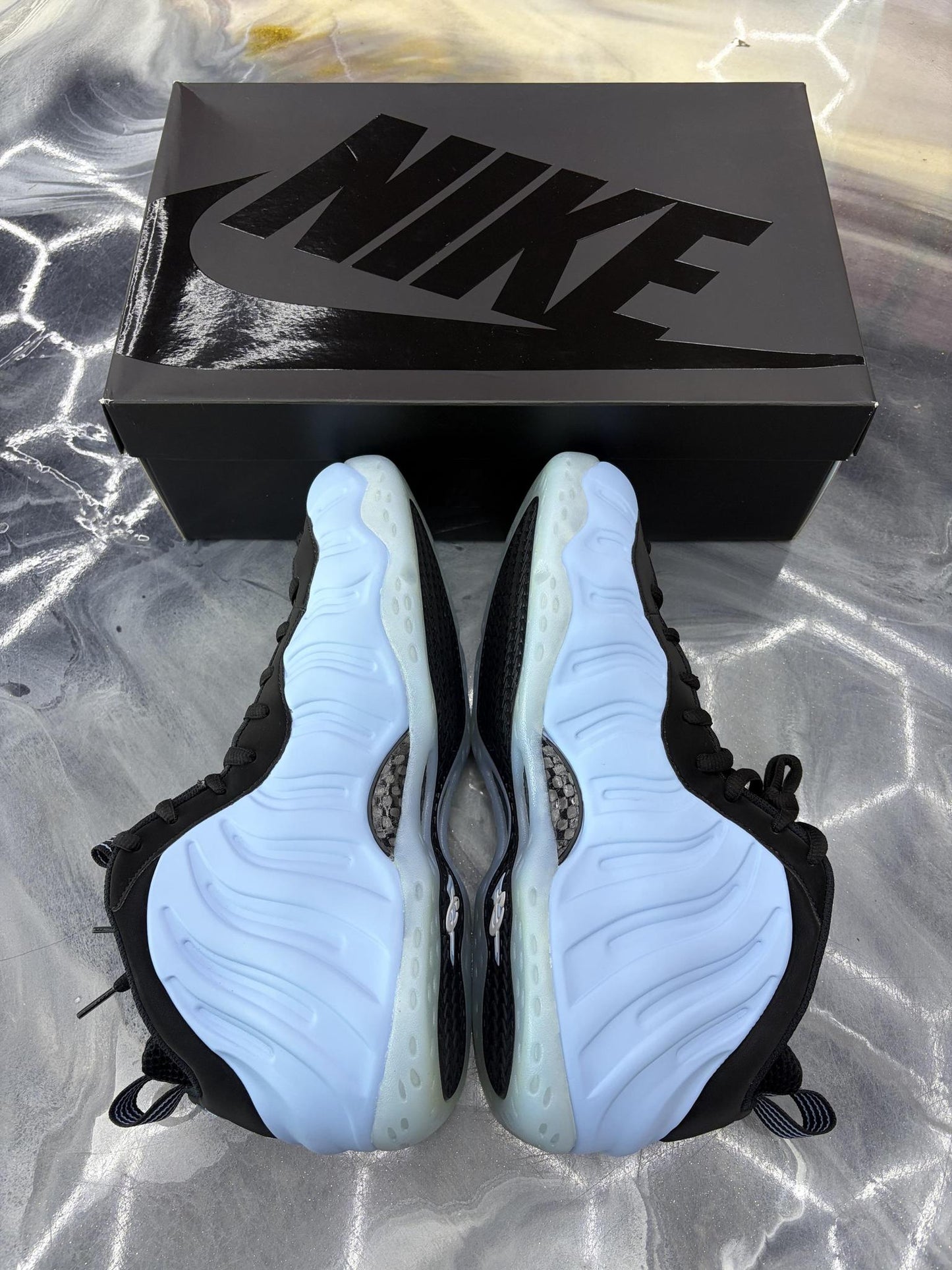 Nike Air Foamposite "Psychic Blue" Used Size 13