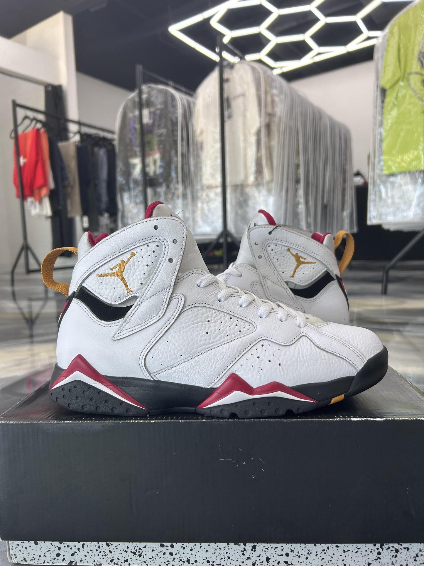 Jordan 7 "Cardinal" Used Size 9.5