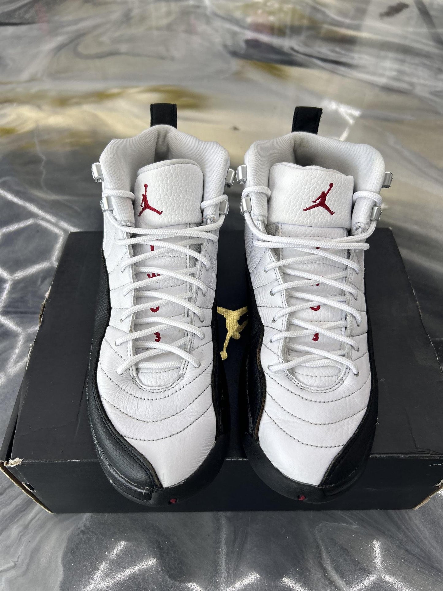 Jordan 12 "Red Taxi" Used Size 6Y/7.5W