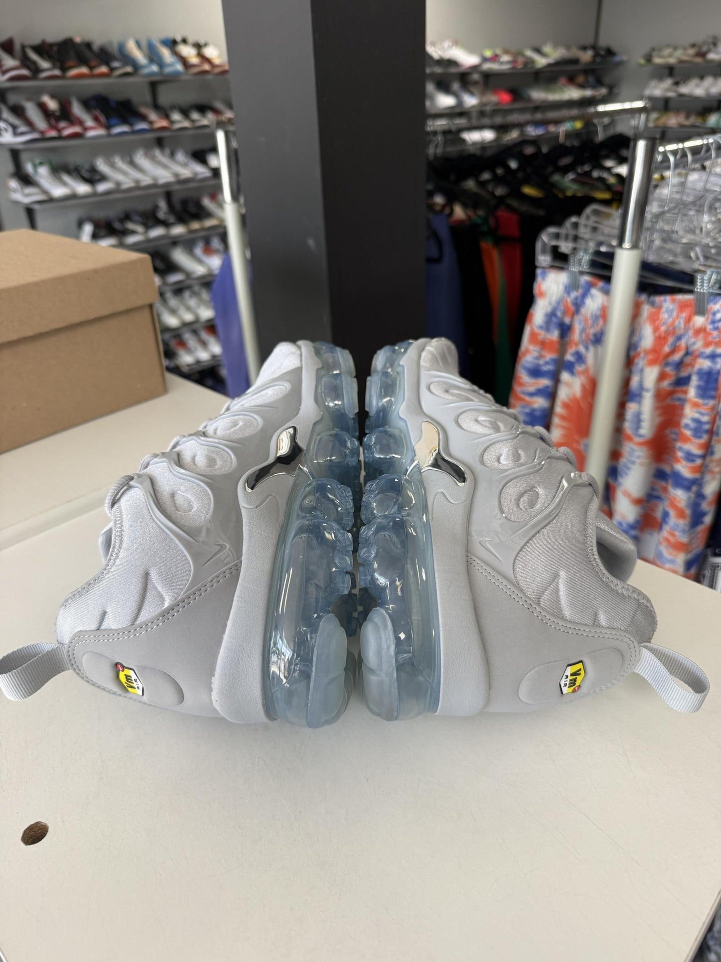 Vapormax Plus "Grey Chrome" Used Size 10.5