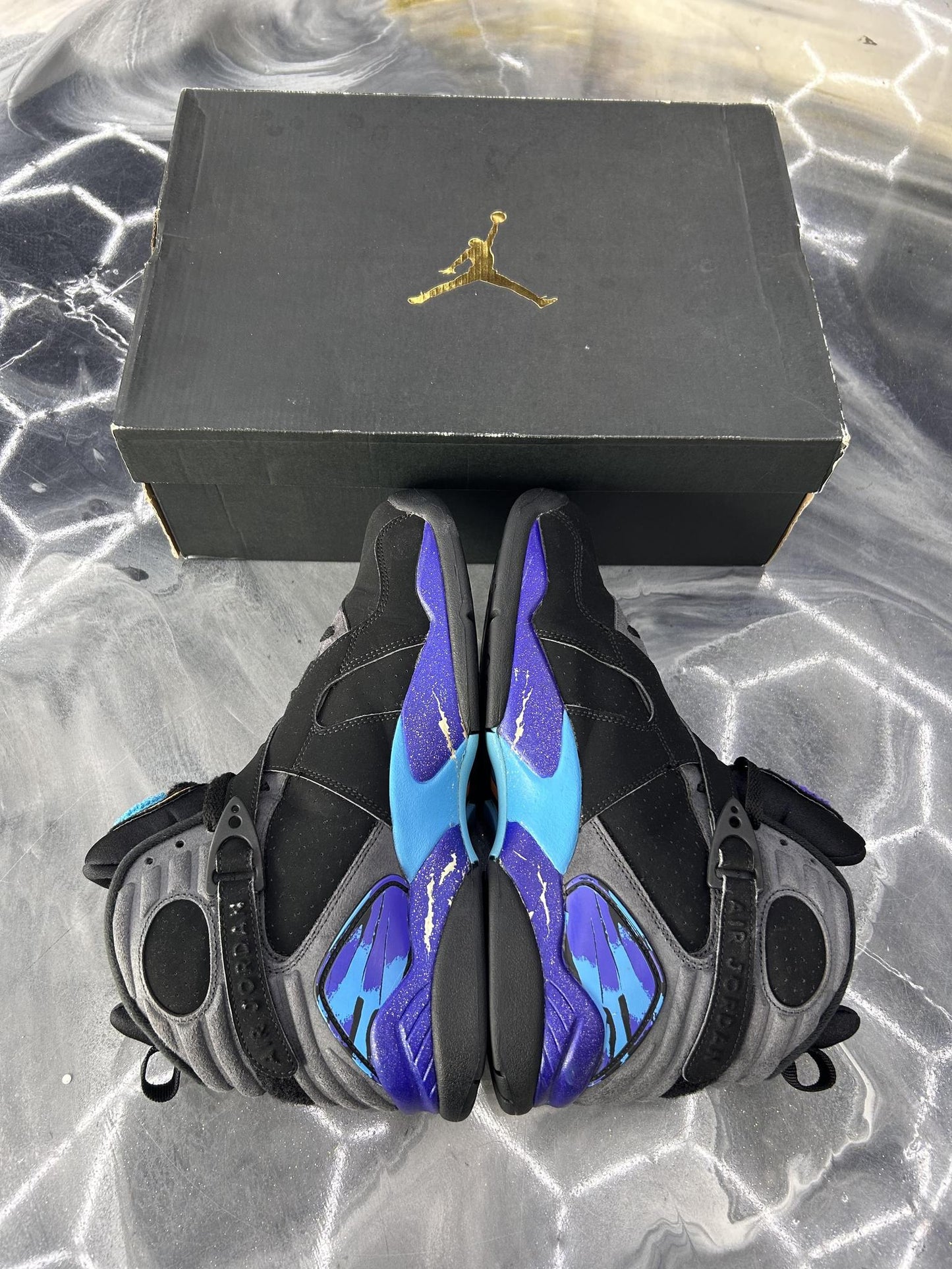 Jordan 8 "Aqua 2015" Used Size 9