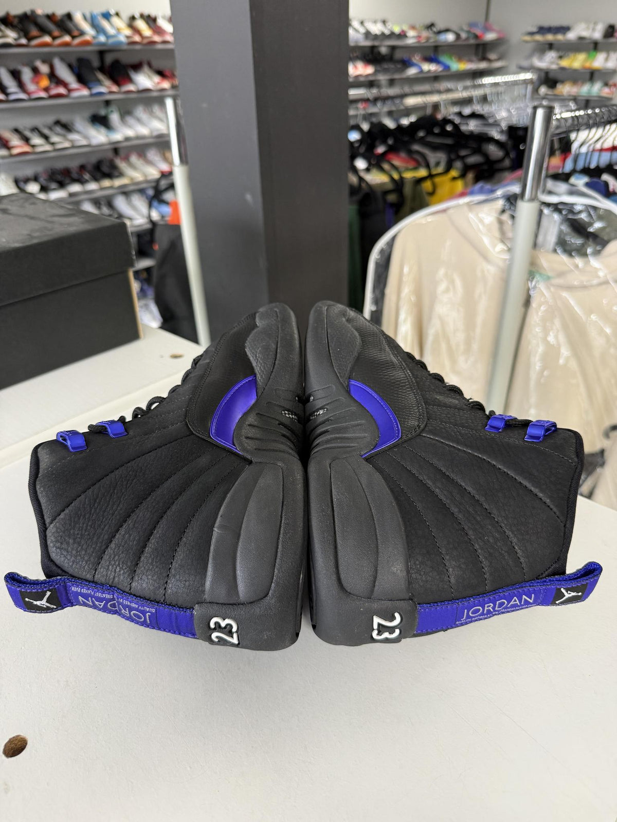 Jordan 12 "Dark Concord" Used Size 7Y/8.5W