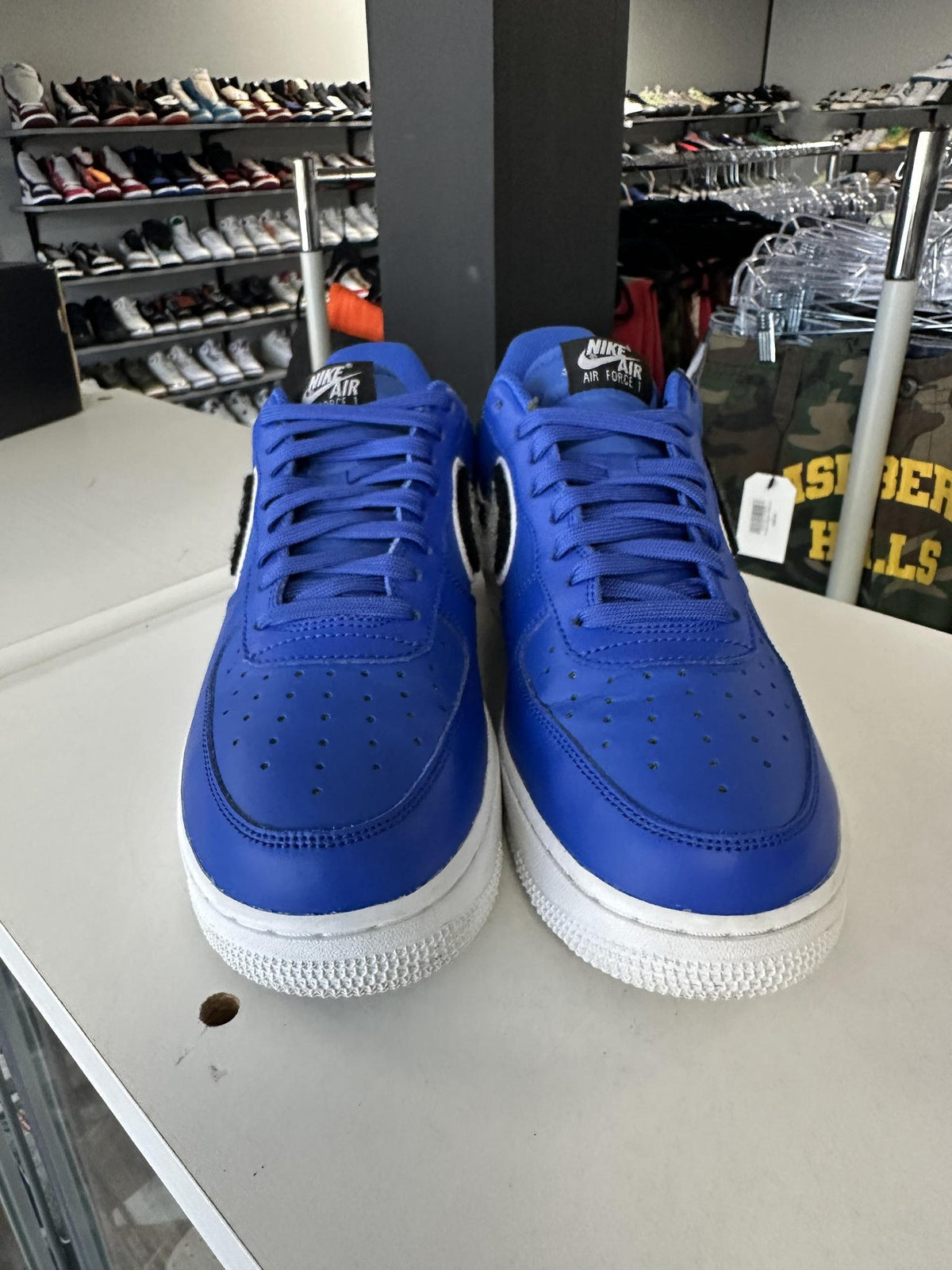 Nike AF1 Low "Chinelle Swoosh Blue" Used Size 9
