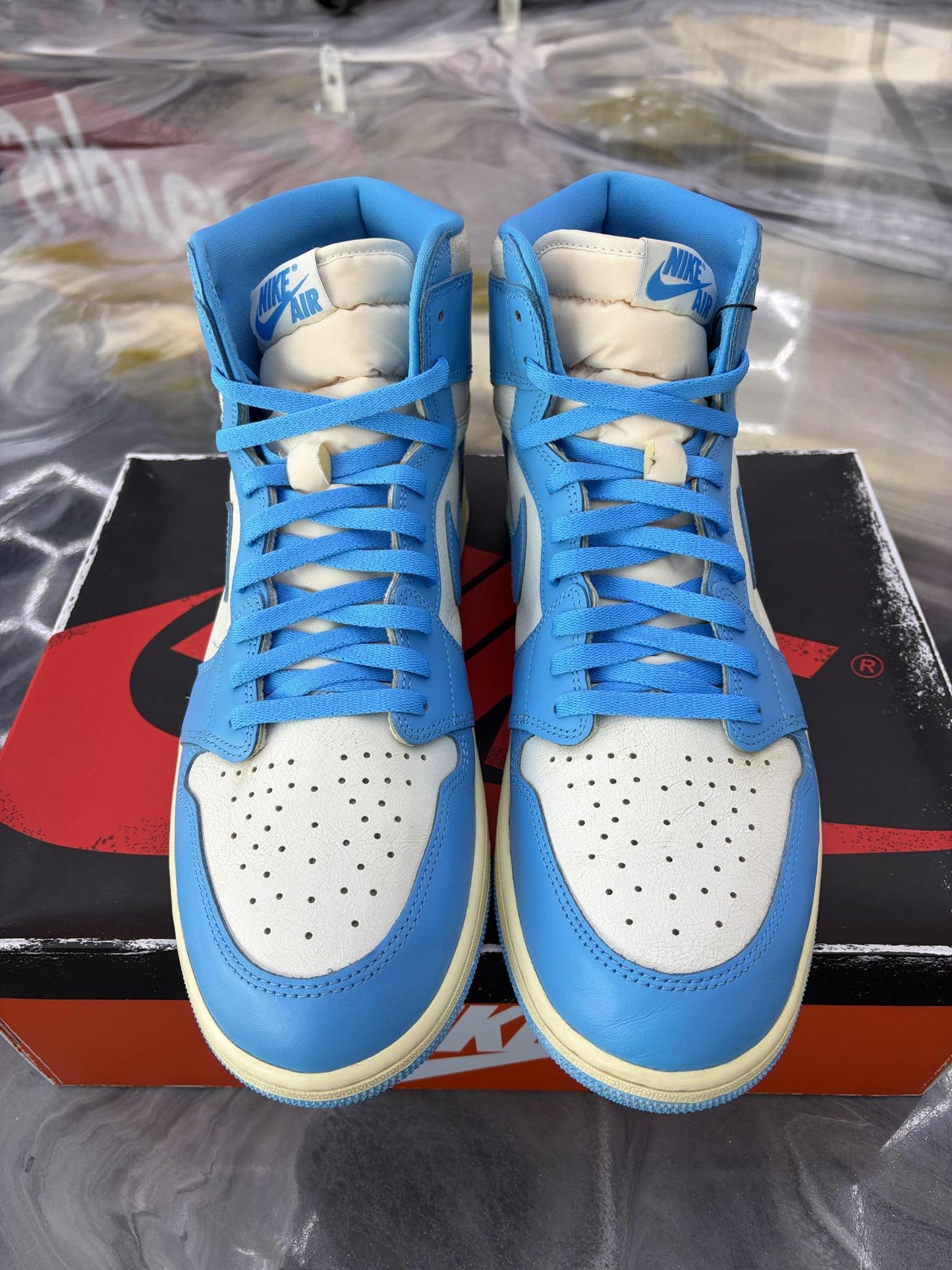 Jordan 1 "Reimagined UNC" Used Size 15