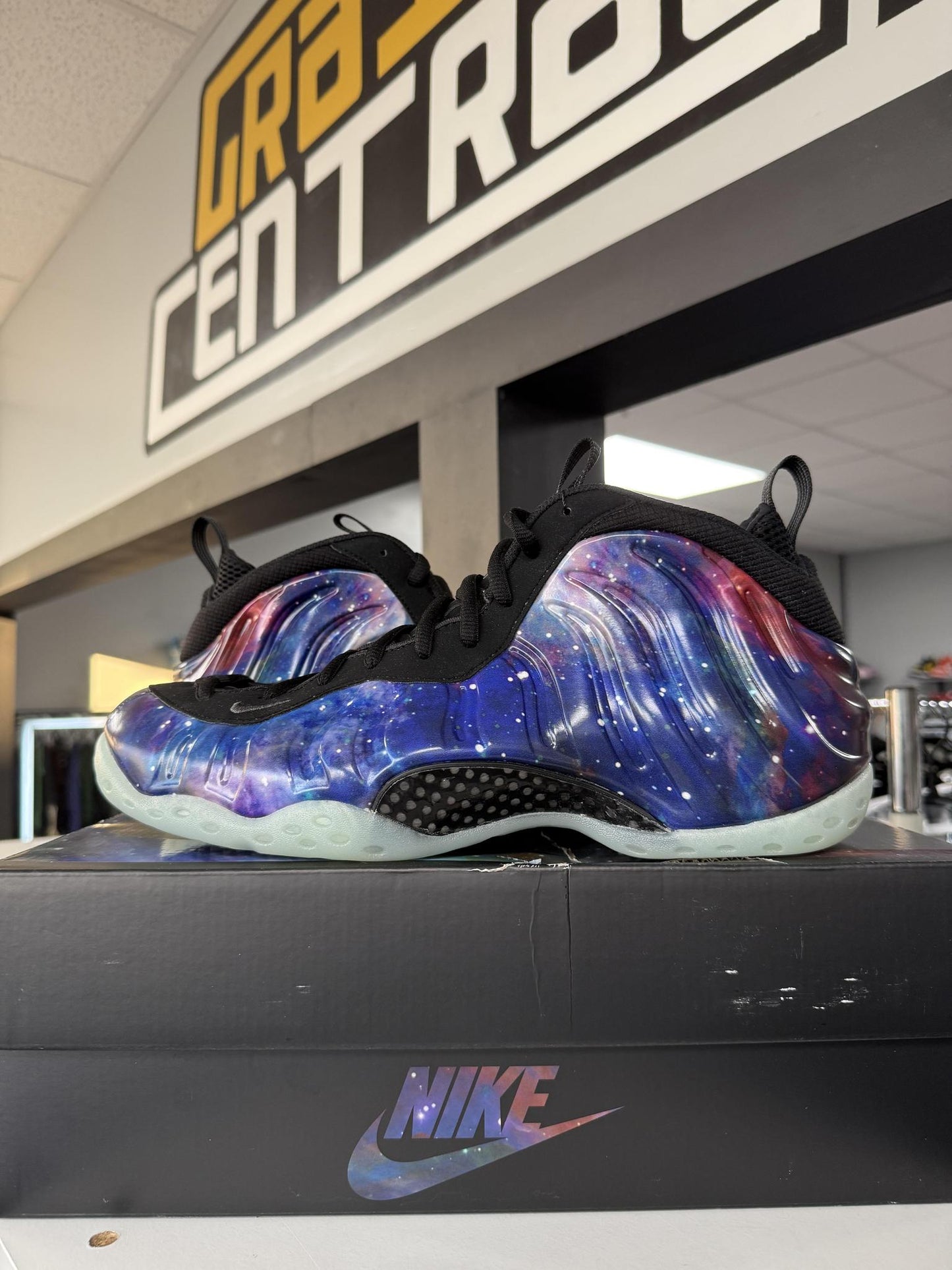Foamposite "Galaxy" Used Size 14