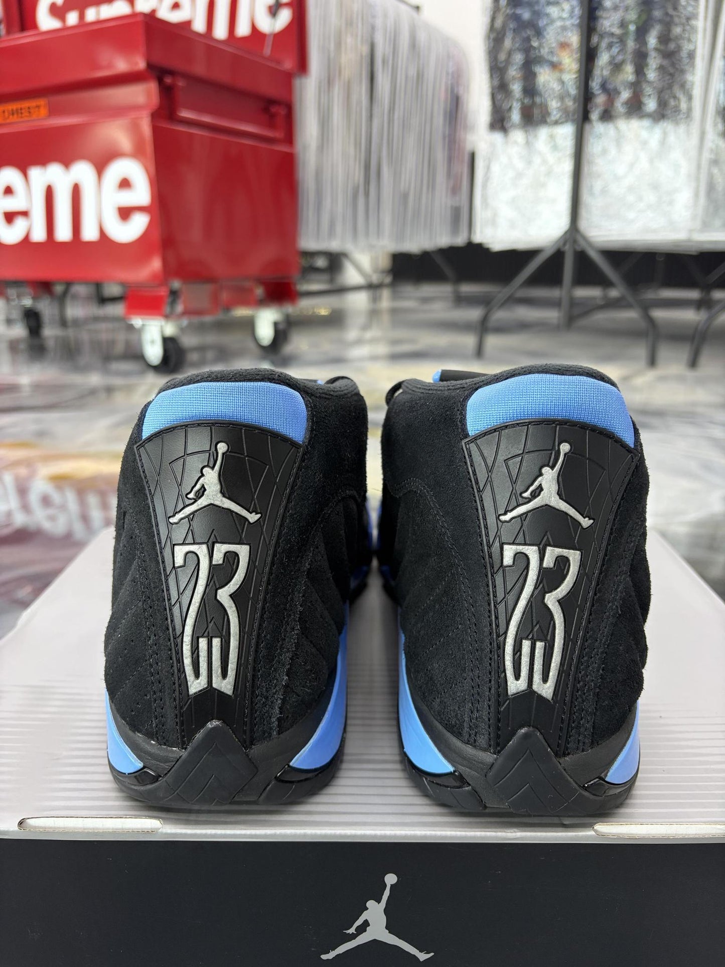 Jordan 14 "University Blue" Used Size 13