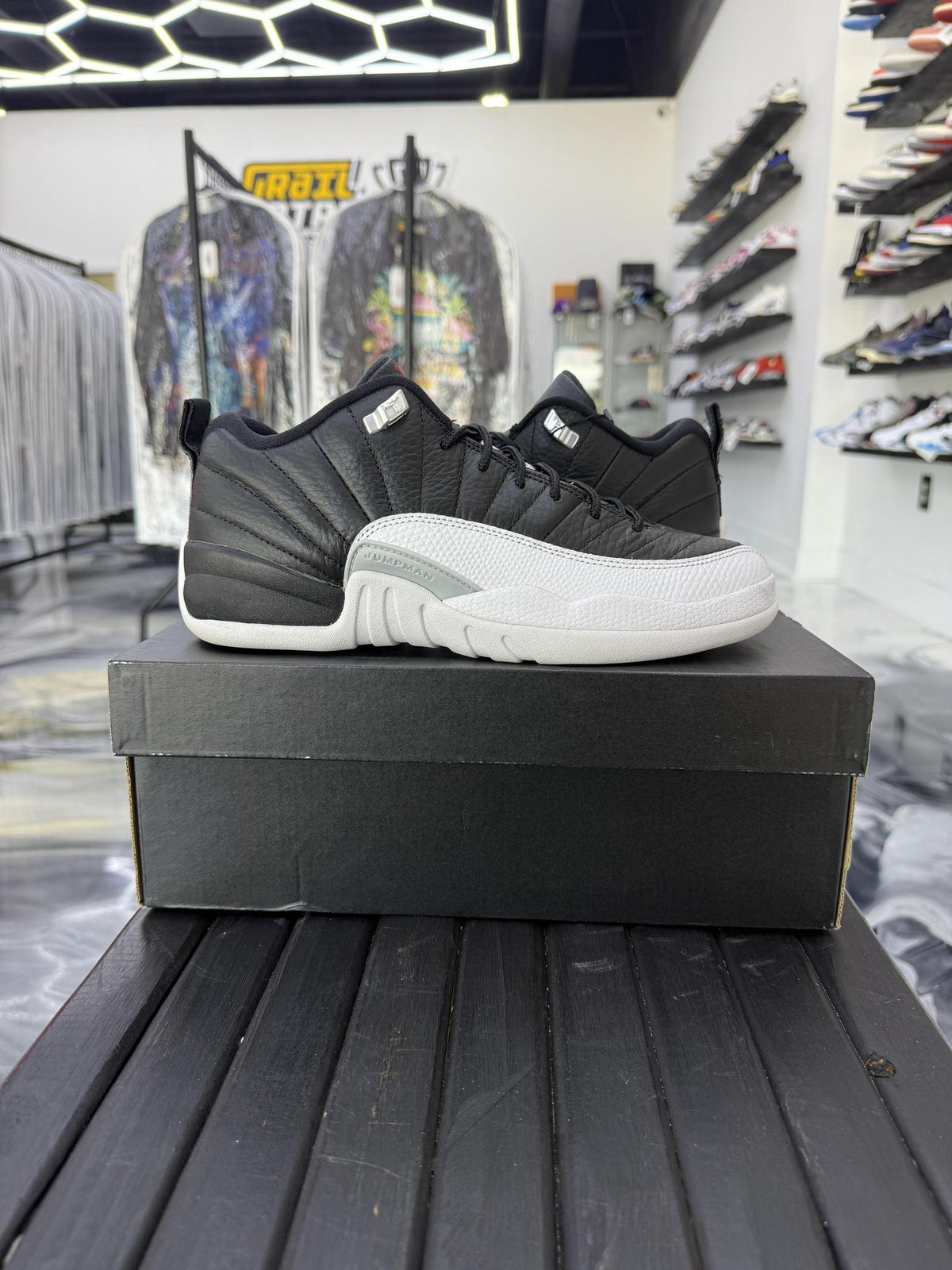 Jordan 12 Low "Playoffs" Used Size 7Y/8.5W