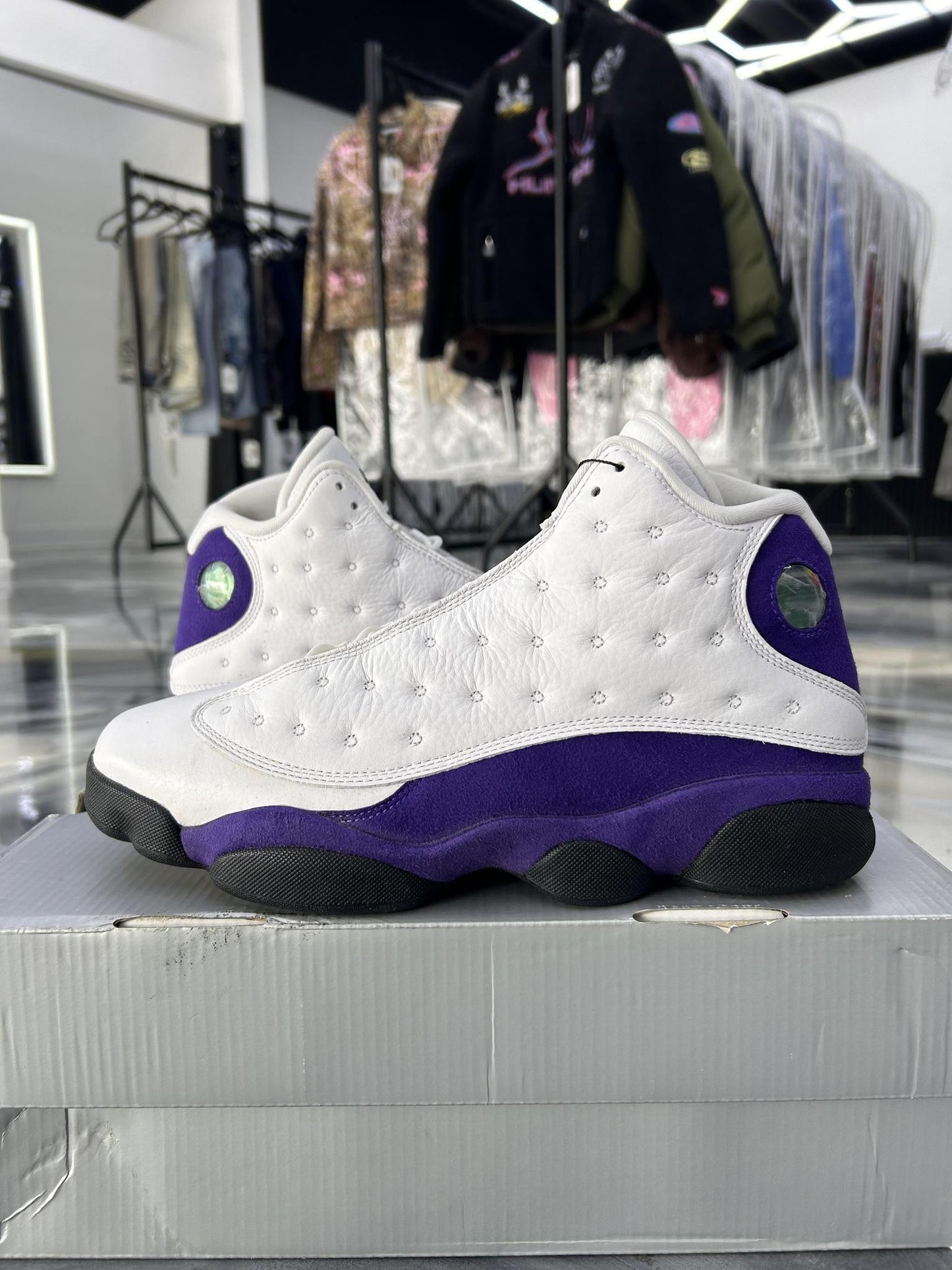 Jordan 13 "Lakers" Used Size 10