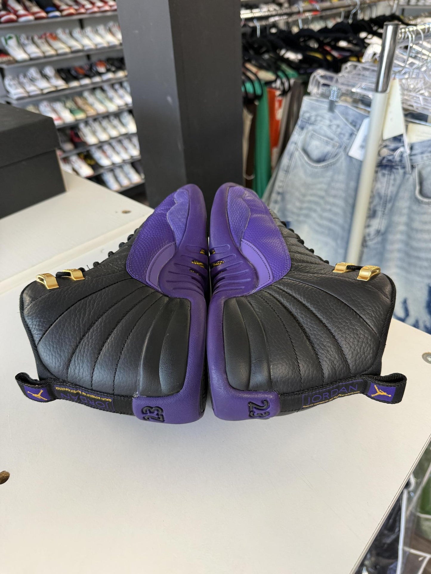 Jordan 12 "Field Purple" Used Size 7Y/8.5W