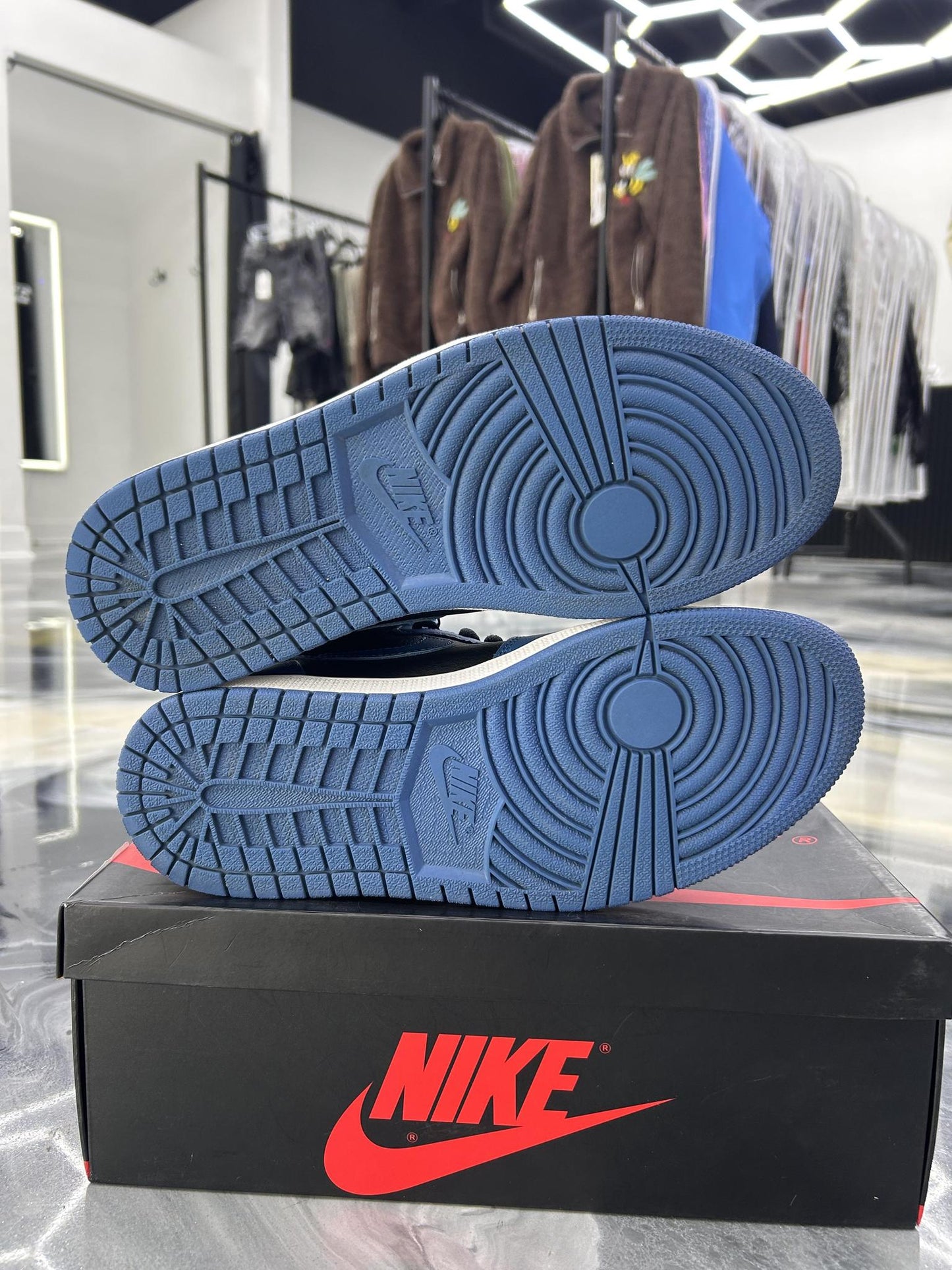 Jordan 1 "Royal Toe" Used Size 10