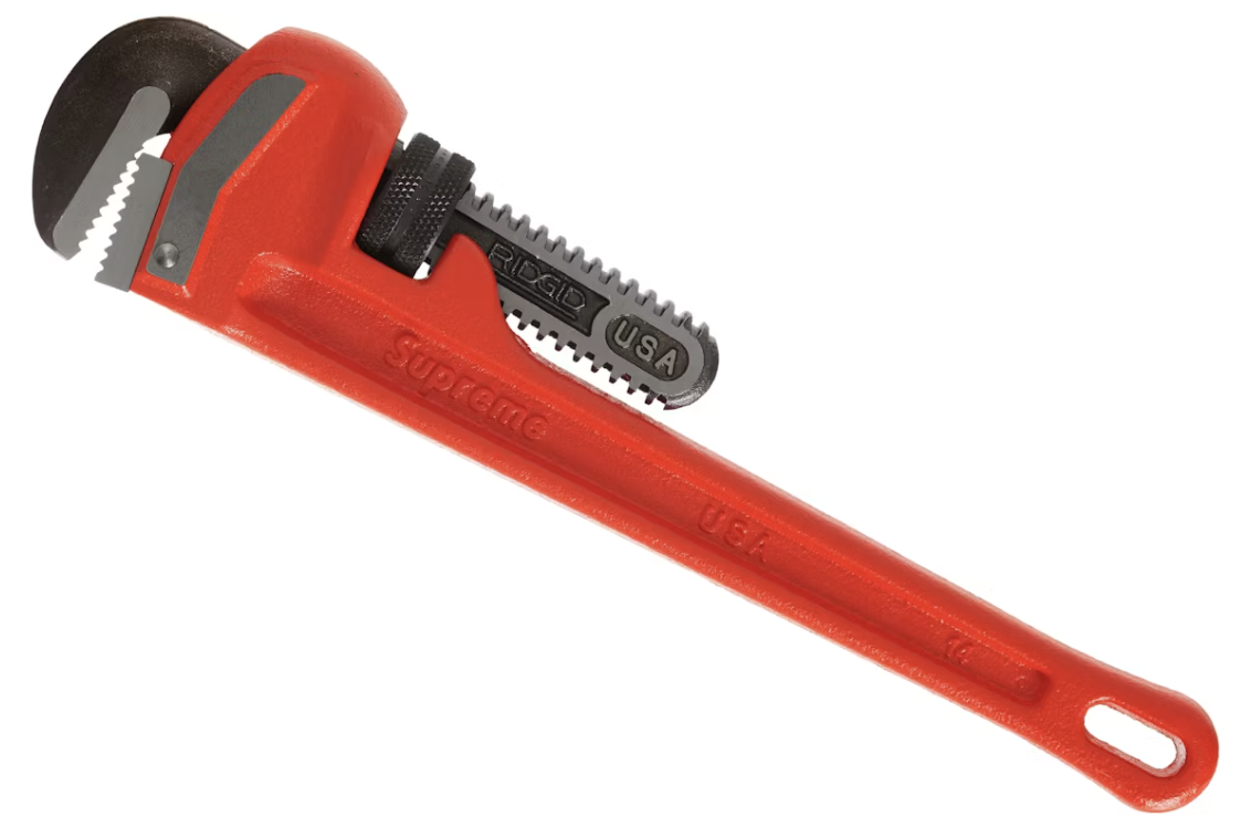 Supreme Ridgid Pipe Wrench "Red"