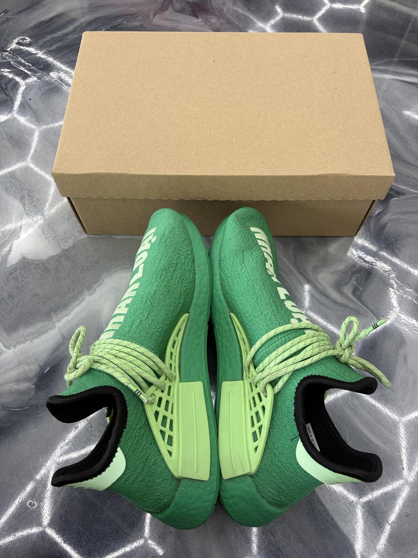 Adidas Human Race NMD "Green" Used Size 10