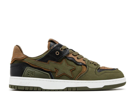 A Bathing Ape Bape SK8 "Olive Drab"