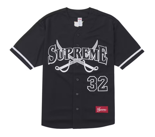 Supreme Swords Baseball Jersey "Black"