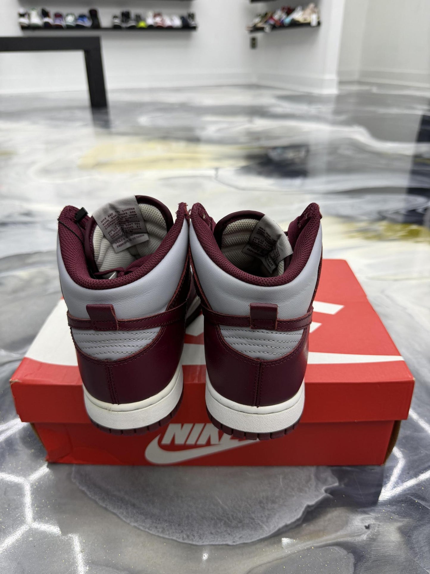 Nike Dunk High "Beetroot" Used Size 7Y/8.5W